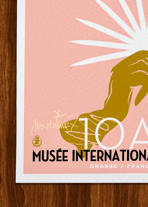 Affiche Grasse Signée Monsieur Z, Tirage d'art,