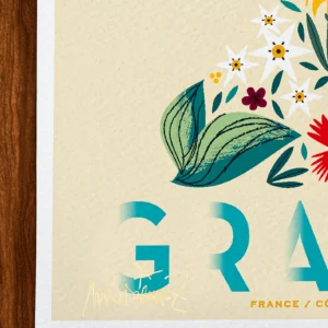 Affiche Grasse Signée Monsieur Z, Tirage d'art,