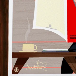 Affiche mode Signée Monsieur Z, Tirage d'art,