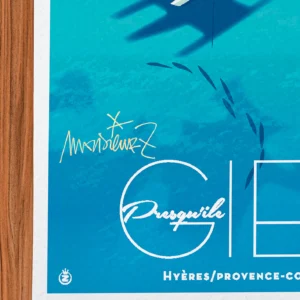 Affiche giens Signée Monsieur Z, Tirage d'art,