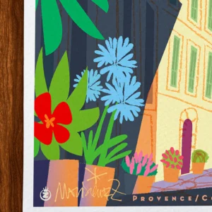 Affiche Signée Monsieur Z, Tirage d'art,