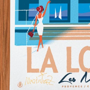 Affiche La londe Signée Monsieur Z, Tirage d'art,