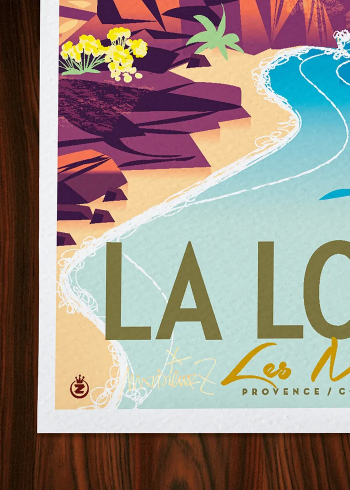 Signature-289 Affiche La londe Signée Monsieur Z, Tirage d'art,