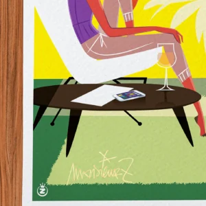 Affiche La londe Signée Monsieur Z, Tirage d'art,