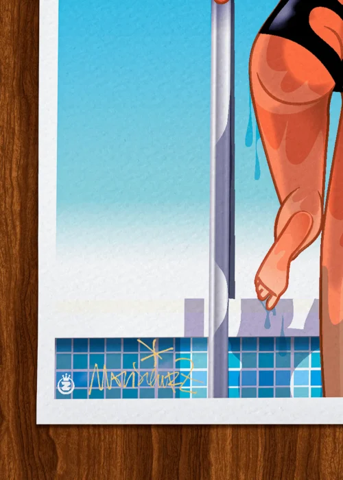 Affiche mode Signée Monsieur Z, Tirage d'art,