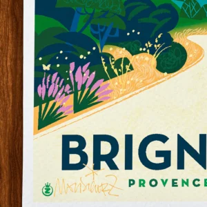 Affiche Brignoles Signée Monsieur Z, Tirage d'art,