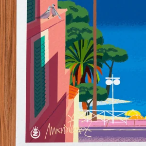 Affiche Toulon Signée Monsieur Z, Tirage d'art,