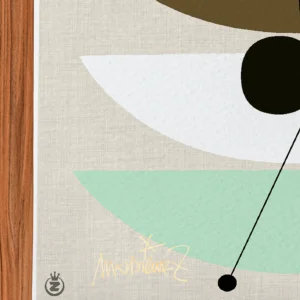 Affiche abstrait Signée Monsieur Z, Tirage d'art,