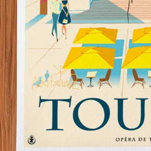 Affiche toulon Signée Monsieur Z, Tirage d'art,