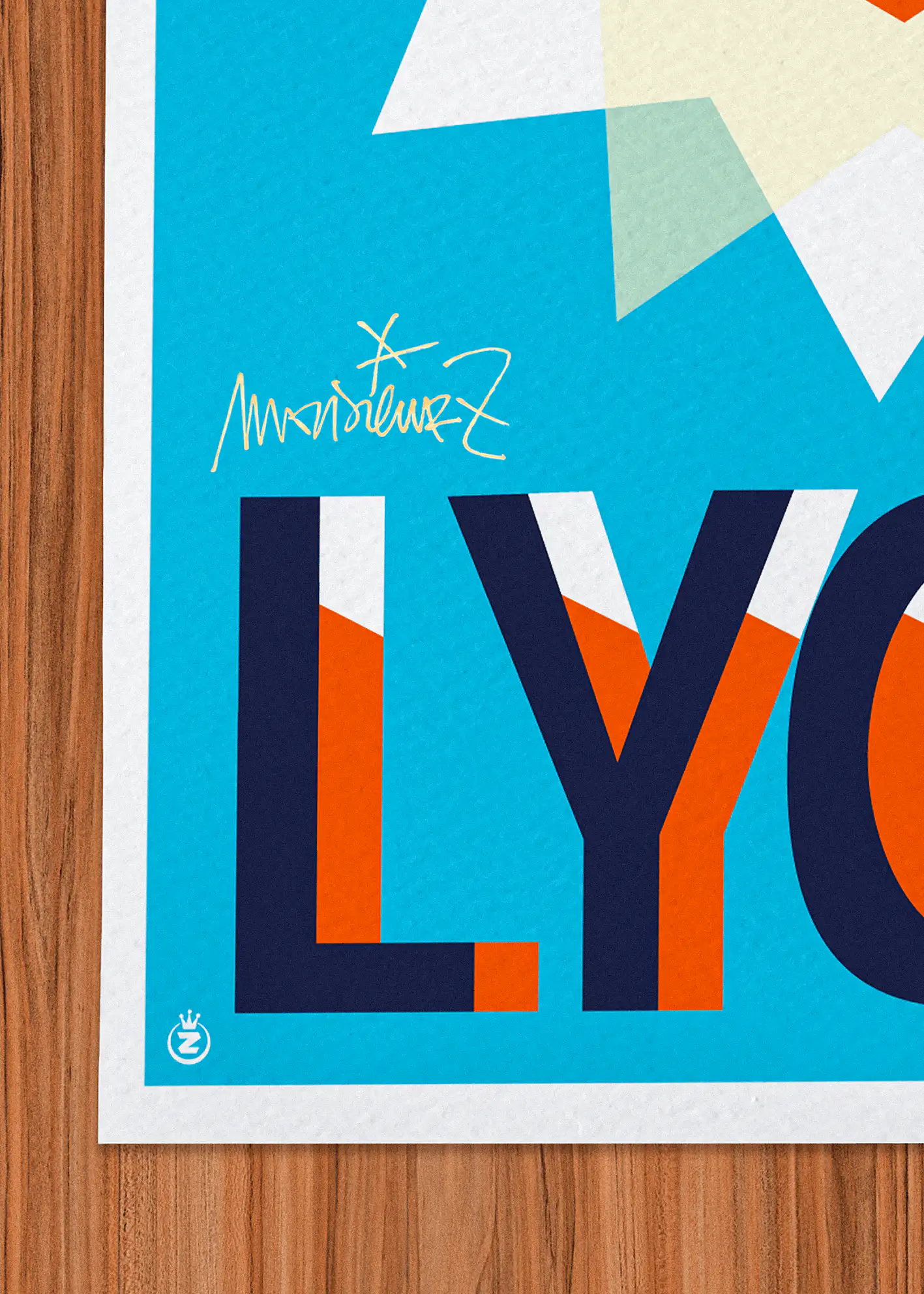 353 | Lyon Orange Bleu