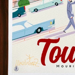 Affiche Toulon Signée Monsieur Z, Tirage d'art,