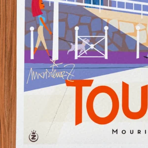 Affiche Toulon Signée Monsieur Z, Tirage d'art,