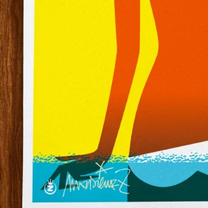 Affiche mode Signée Monsieur Z, Tirage d'art,