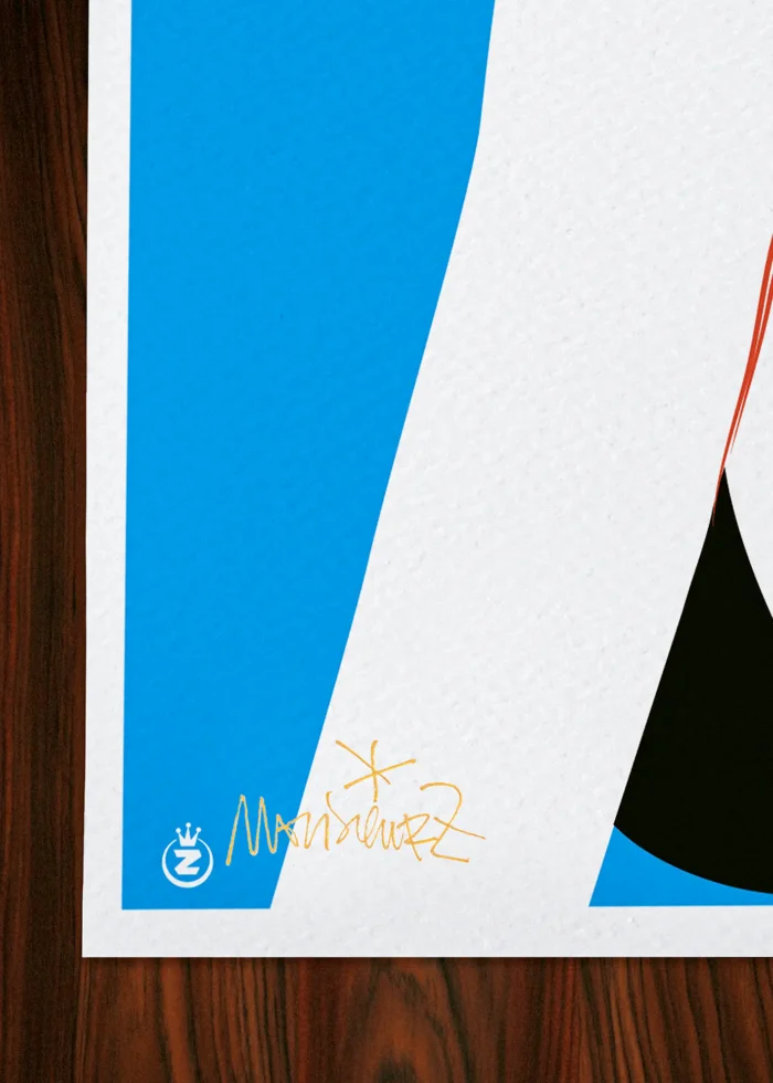 Signature-384 Affiche mode Signée Monsieur Z, Tirage d'art,