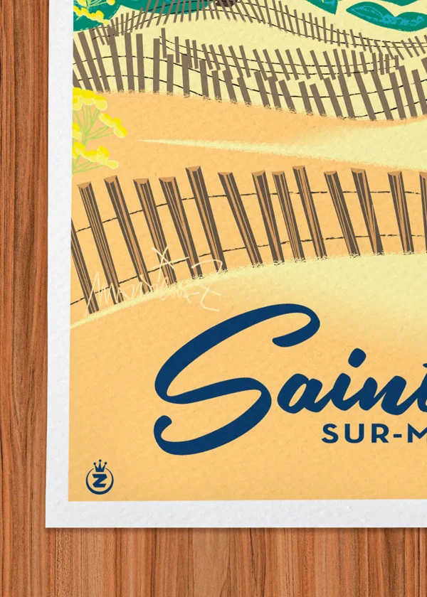 Signature-385 Affiche Signée Monsieur Z, Tirage d'art,