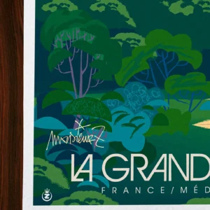 Affiche La grande motte Signée Monsieur Z, Tirage d'art,
