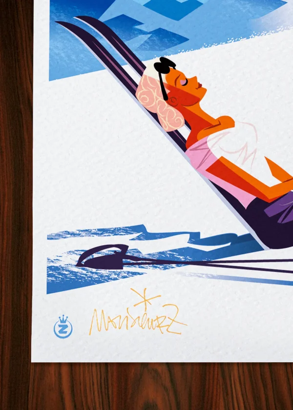 Signature-412png Affiche montagne Signée Monsieur Z, Tirage d'art,