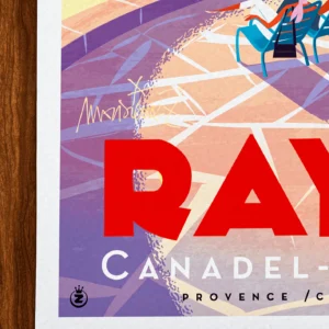 Affiche Rayol Signée Monsieur Z, Tirage d'art,