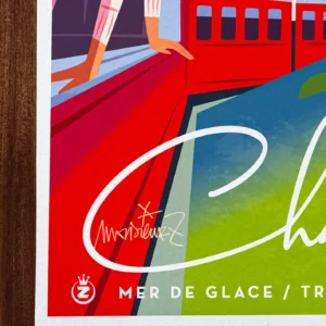 Affiche Montagne Signée Monsieur Z, Tirage d'art,