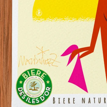 Affiche cul nue Signée Monsieur Z, Tirage d'art,