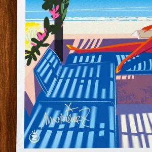 Affiche Femme mode Signée Monsieur Z, Tirage d'art,