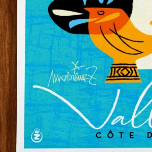 Affiche Céramique Signée Monsieur Z, Tirage d'art,