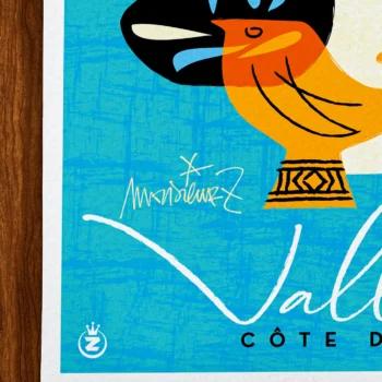 Affiche Céramique Signée Monsieur Z, Tirage d'art,