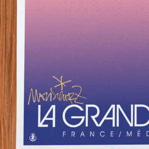 Affiche La grande motte Signée Monsieur Z, Tirage d'art,