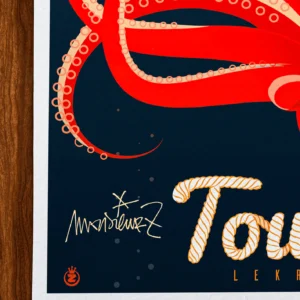 Affiche Toulon Signée Monsieur Z, Tirage d'art,