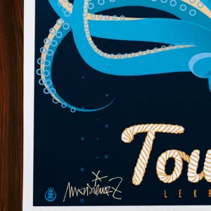 Affiche Toulon Signée Monsieur Z, Tirage d'art,