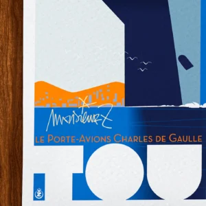 Affiche Toulon Signée Monsieur Z, Tirage d'art,