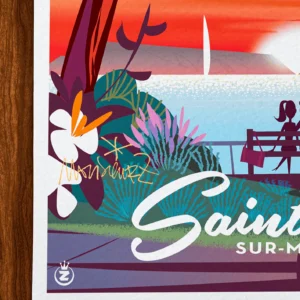 Affiche Signée Monsieur Z, Tirage d'art,