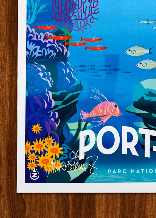 Signature-477 Affiche port-cors Signée Monsieur Z, Tirage d'art,