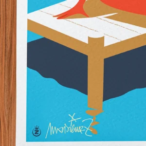 Affiche mode Signée Monsieur Z, Tirage d'art,