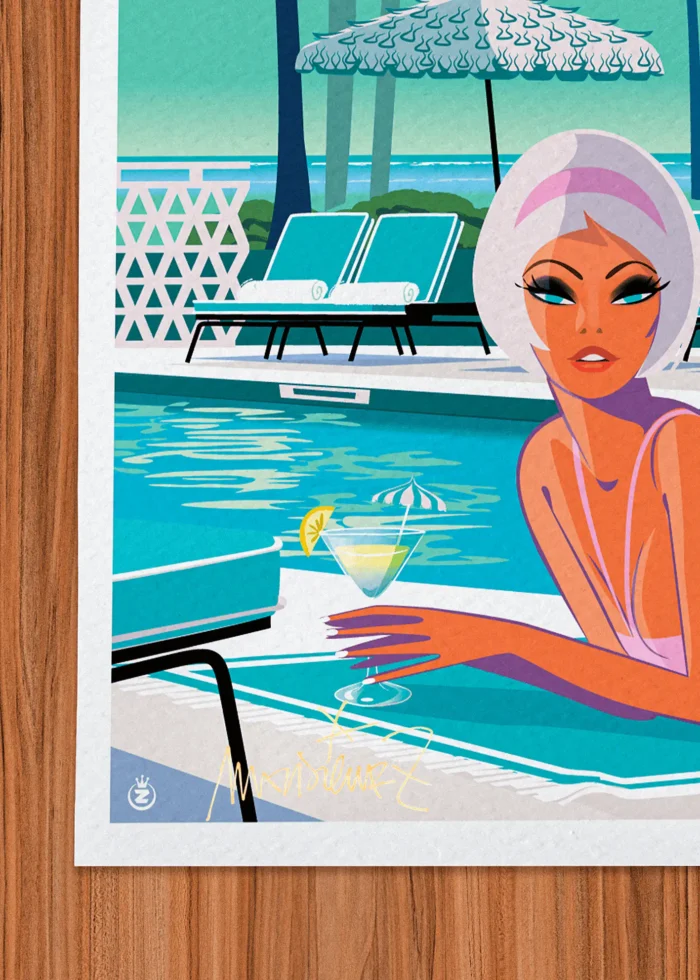 Signature-479 Affiche mode Signée Monsieur Z, Tirage d'art,