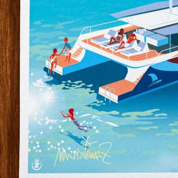 Affiche cata Signée Monsieur Z, Tirage d'art,