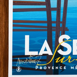 Affiche La seyne Signée Monsieur Z, Tirage d'art,