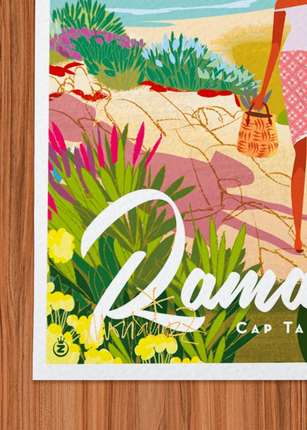 Signature-524 Affiche ramtuelle Signée Monsieur Z, Tirage d'art,