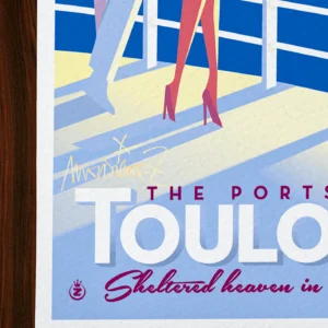 Affiche Toulon Signée Monsieur Z, Tirage d'art,