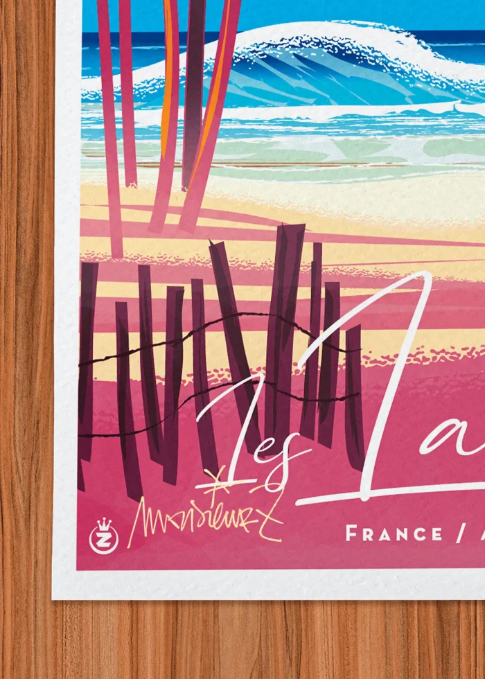 Signature-529 Affiche Signée Monsieur Z, Tirage d'art,