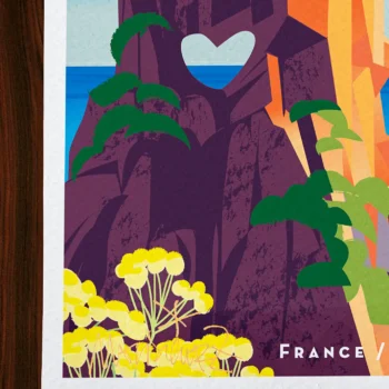 Affiche Corse Signée Monsieur Z, Tirage d'art,