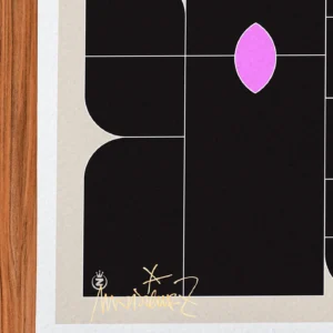 Affiche Abstrait Signée Monsieur Z, Tirage d'art,