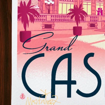 Affiche Vichy Signée Monsieur Z, Tirage d'art,