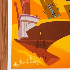 Affiche Ratz Signée Monsieur Z, Tirage d'art,