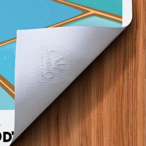 Affiche Salins de hyères Tampon Original Monsieur Z, Tirage d'art,