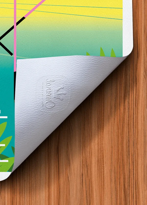 Tampon-003 Affiche hyères Tampon Original Monsieur Z, Tirage d'art,