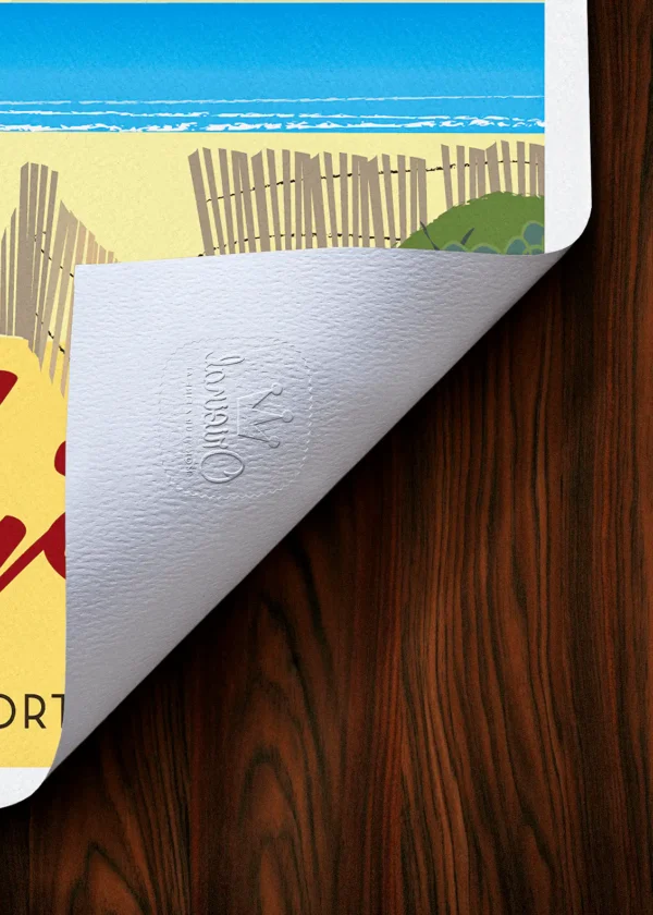 Tampon-004 Affiche hyères Tampon Original Monsieur Z, Tirage d'art,