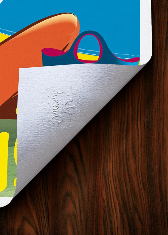 Tampon-006 Affiche hyères Tampon Original Monsieur Z, Tirage d'art,