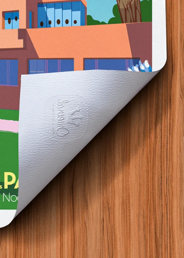 Tampon-009 Affiche hyères Tampon Original Monsieur Z, Tirage d'art,