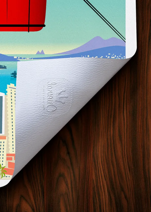 Tampon-013 Affiche Toulon Tampon Original Monsieur Z, Tirage d'art,